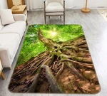 3d Root Tree 465 Non Slip Rug Mat Room Quality Elegant Photo Carpet Ca. Fixed Price $254.04.