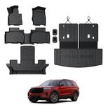 Floor Mats For 2025 2020-2024 Ford Explorer (6-seat), All Weather Tpe Mat. Fixed Price $209.99.