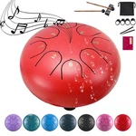 Rain Drum For Outside Garden, 8 Note 6 Inch Steel Tongue Drum, Chakra Fo.... Fixed Price $39.49.