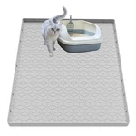 Jacooxi Silicone Cat Litter Mat, 34x22in Waterproof & Non-slip, Easy Clean. Fixed Price $35.99.
