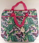 Eco One Large Tropical Paradise Insulated Tote With Zipper Closure Butterflies. Fixed Price $25.99.