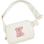 Uygafly Initial Fanny Pack For Teen Girls Travel Monogrammed Crossbody Bag Cream. Fixed Price $19.81.