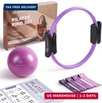 Lionscool Pilates Ring Set - 14" Anti-deformation Magic Circle With Padded Handl. Fixed Price $24.98.