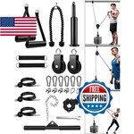 Asieit Weight Pulley System For Home Gym, Upgraded Cable Attachments. Fixed Price $65.55.