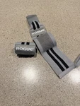 Rogue Fitness Wrist Wraps Grey & Black Small 12" Long 3" Wide With Thumb Loop. Fixed Price $12.69.