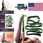 Deep Stretch Yoga Strap With Multiple Loops For Adults Home Workout Equipment. Fixed Price $14.24.