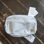 Nwt Lululemon Gray Wordmark Logo Everywhere Belt Bag Silver Lu9ayns. Fixed Price $49.50.
