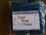 Hugger Mugger Tapas Yoga Mat 68 In. With Poster Brand New!! Blue . A15. Fixed Price $39.95.