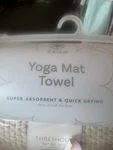 Gaiam Yoga Mat Towel Microfiber Mat-sized For Hot (68" L X 24" W. Fixed Price $11.00.