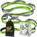 Gradient Fitness Stretching Strap For 1 Inch W X 8 Feet L, Green/grey. Fixed Price $11.29.