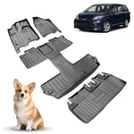 Fit For Sienna 2013-2020 Floor Mat 3 Rows & Cargo Trunk Liners All Weather Black. Fixed Price $322.52.