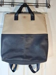 Caboodles Life & Style Essential Tote Padded Navy/beige Computer Bag 16x16x4. Fixed Price $31.23.
