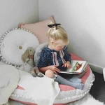 Large Floor Pillow Round Cushion Seating, 35 Inches Big Circle Pillow, .... Fixed Price $51.60.