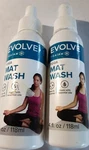 Lot Of 2 Evolve By Gaiam Yoga Mat Wash Spray 4 Fl Oz Each. Fixed Price $9.99.