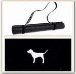 Victoria S Secret Pink Yoga Mat Gym Sport Exercise Dog Logo Black Nwt. Fixed Price $17.49.