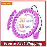 Infinity Hoop Fit Plus Size 58", Weighted Hoops For Adults Weight Loss. Fixed Price $28.99.