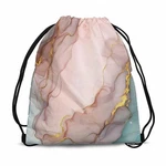Drawstring Gym Backpack Gold Abstract Liquid Volleyball Bag Sports A.... Fixed Price $16.43.