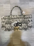 Alo Yoga Seoul Tote Bag Gray Tie Dye Canvas Large Shopper Shoulder Carryall New. Fixed Price $26.99.