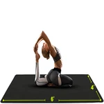 Gogokiwi Large Yoga Mat 6x4 Extra Wide 1/4 Inch Thick Workout For Home Non. Fixed Price $103.43.