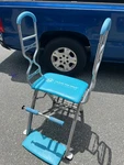 **lifes A Beach Pilates Pro Chair Max W/sculpting Handles Aqua Blue Teal. Fixed Price $175.00.