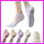 Grip Socks Pilates Socks, Grippy Sock Woman Yoga Slipper Non Slip Ankle Stick.... Fixed Price $58.95.