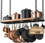48 Inch Large Hanging Pot Rack Ceiling Mount With 130lb High-capacity, P. Fixed Price $234.57.