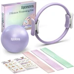 Pilates Ring Set: 14-inch Magic Circle With Dual Padded Handles, Mini Ba. Fixed Price $24.95.