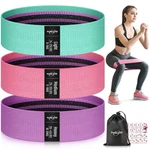 Walito Resistance Bands For Working Out, Fabric Exercise 1.pink,aqua,purple. Fixed Price $21.43.