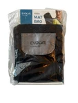 Evolve Yoga Mat Bag By Gaiam - Black With Gray Adjustable Strap. Fixed Price $11.99.