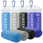 Sukeen 4 Pack Cooling Towels 40"x12", Neck Wraps, Ice Towel, Soft Bre.... Fixed Price $29.28.