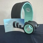 Chirp Wheel+ Foam Roller Wheels Set Black & Aqua Textured Surface, 2 Pack. Fixed Price $60.00.