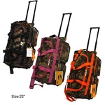 Real Tree Camo Hunting Rolling Duffle Bag In 22"/30"/36" With 3 Colors-best Gift. Fixed Price $56.99.