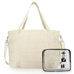 Pasman Tote Bag For Women, Puffy With Zipper, Quilted Shoulder C.... Fixed Price $29.83.