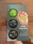 Gaiam Restore Hand Therapy Kit Soft Medium And Firm Relief 3 Balls. Fixed Price $10.44.