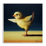 Stupell Industries Yoga Chicks Funny Animal Painting King Dancer Pose, Design.... Fixed Price $41.89.