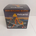 Mini Building Blocks Volcano Set 444 Pieces W/ Box Instructions Used Toy. Fixed Price $10.00.