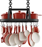 Kes Ceiling Pot Rack 34-inch Hanging For Kitchen Oval And Pan. Fixed Price $110.39.