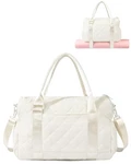 Gym Bag For With Yoga Mat Holder, Small Mini Tote Puffy Quilted Light.... Fixed Price $36.05.