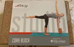 New/sealed Bcg Studio Cork Yoga Protected With Microban Excersise Block Brick. Fixed Price $20.00.