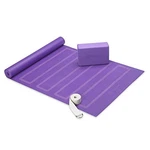 Gaiam Beginner's Yoga Starter Kit Set - Mat, Brick, 6ft Strap. Fixed Price $52.82.