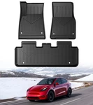 Set Of 3 Injection Molded Floor Mats For 2020-2025 Tesla Y. Fixed Price $68.53.