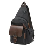 Suikihum Canvas Sling Bag For Women 9.5x13.4x4.7 Inches/24x12x34 Cm, Black. Fixed Price $28.88.