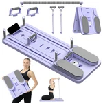 Pilates Board Foldable 11 In 1 Reformer Equipment Home Purple Vigoredge. Fixed Price $129.99.