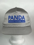 Vintage Panda Natural Gas Trucker Hat Cap Silver Gray With Rope Adult Snapback. Fixed Price $14.99.