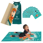 Abtech Kids Yoga Mat Set - Comfortable Dinosaur Kid Boy With 12 Yoga.... Fixed Price $50.04.