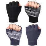 Yl Trd V 2 Packs Of Non Slip Fingerless Yoga Gloves Exercise Workout G.... Fixed Price $18.26.