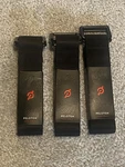 3 Peloton Adjustable Yoga Straps Black Nylon, Polyester, Zinc Alloy. 10'. New.. Fixed Price $19.95.