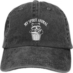 My Spirit Animals Trash Panda Hat Funny Personalized Printed Unisex Baseball Cap. Fixed Price $17.99.