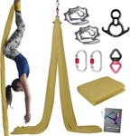 Prior Fitness Aerial Silks Kit Colorful 9/15/20 Yards 40d Nylon Fabric Hammock S. Fixed Price $103.49.