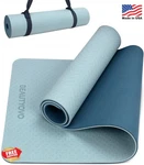Beautyovo Yoga Mat With Strap, 1/3 Inch Extra Thick Double-sided Non Sl. Fixed Price $61.99.